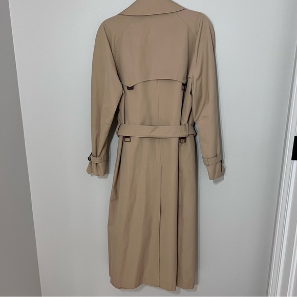 Etienne Aigner Vintage Womens Trench Coat Rain Jacket Double Breasted Belted 16 - Picture 9 of 16